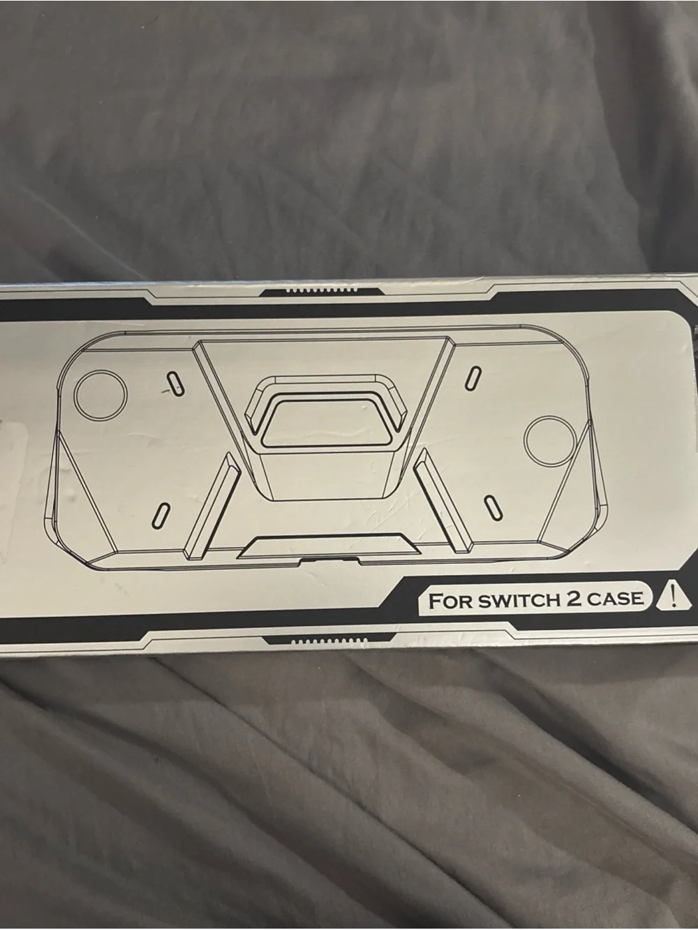 Protective Black Case for Switch 2 - Compatible Gaming Console